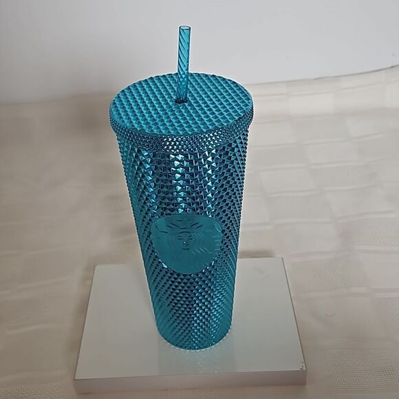Starbucks Studded Cold Cup Venti Tumbler 24oz/ 710ml Blue - Picture 16 of 16